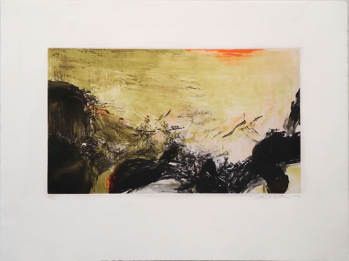 Zao Wou-Ki, Etching with aquatint n°302a