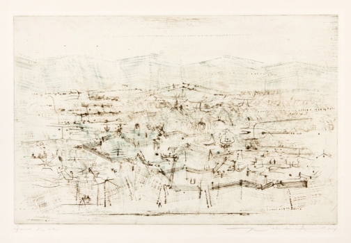 Zao Wou-Ki, Etching n°90