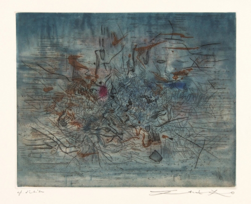 Zao Wou-Ki, Etching n°110