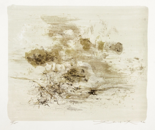 Zao Wou-Ki, Lithograph n°125