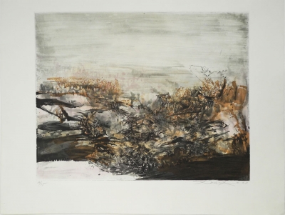 Zao Wou-Ki, Etching with Aquatint n°197