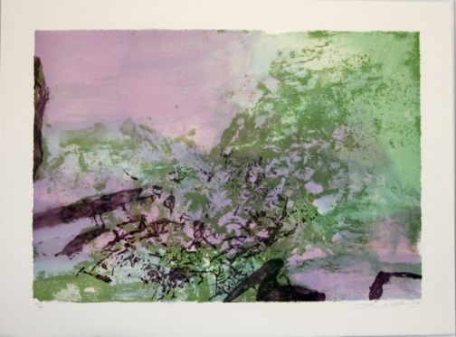 Zao Wou-Ki, Lithograph n°394