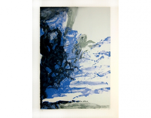 Zao Wou-Ki, Lithograph n°393