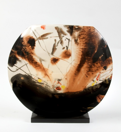 Chu Teh Chun, Brown round vase, 2005