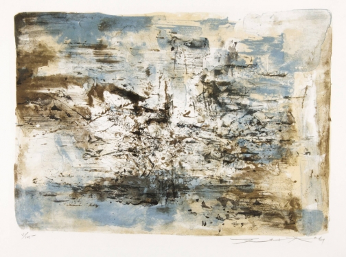 Zao Wou-Ki, Lithograph n°131