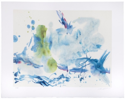 Zao Wou-Ki, Lithograph &quot;St Tropez&quot;